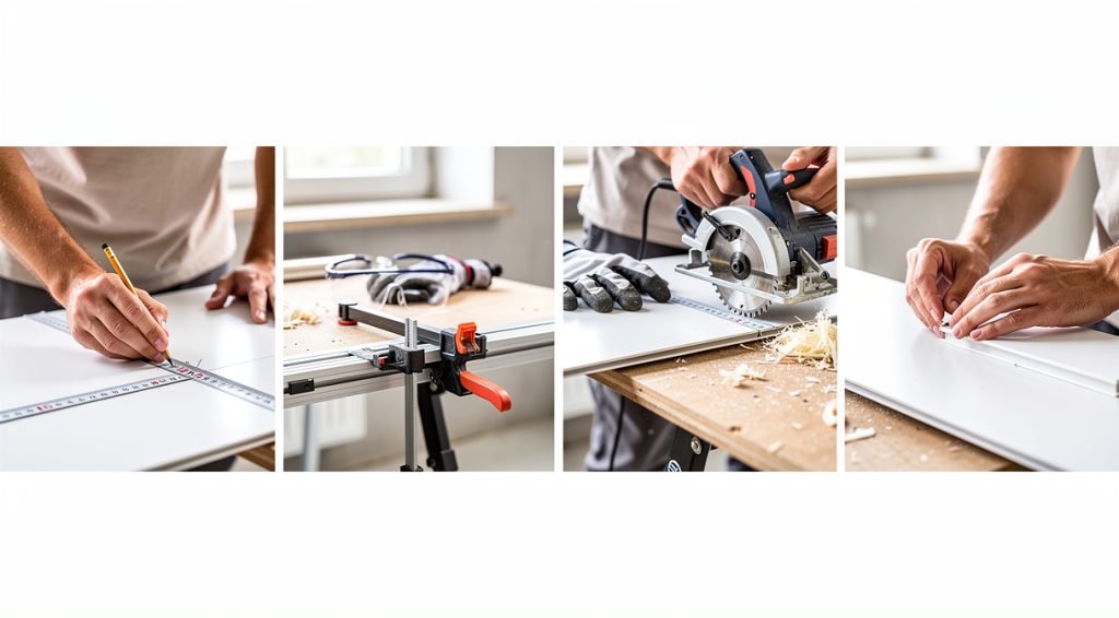 Comment couper des lambris PVC : guide complet