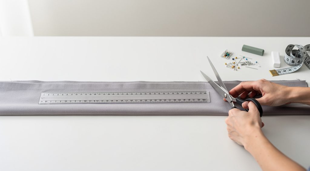 Comment couper un tissu droit : guide pratique