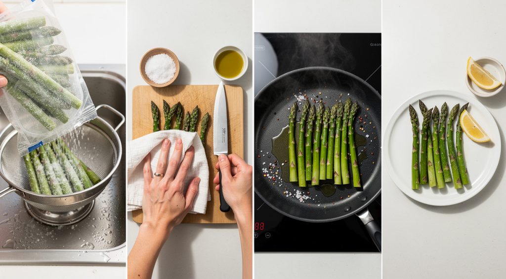 Comment cuire des asperges congelées
