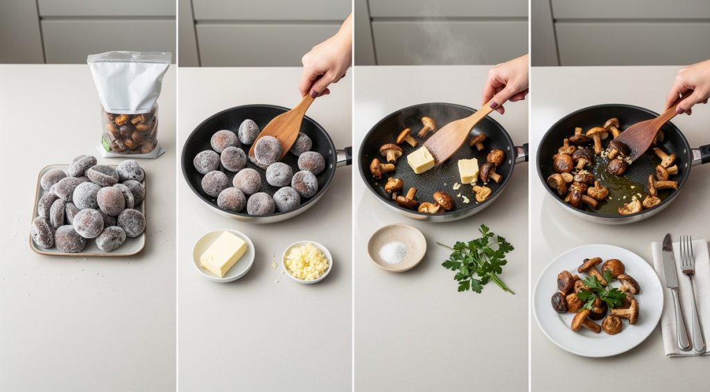 Comment cuire des cèpes congelés : guide pratique