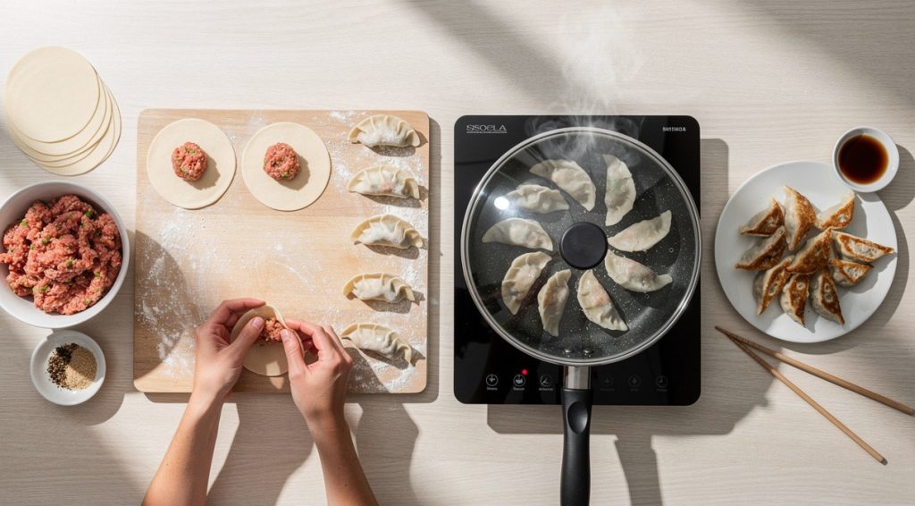 Comment cuire des gyoza parfaitement