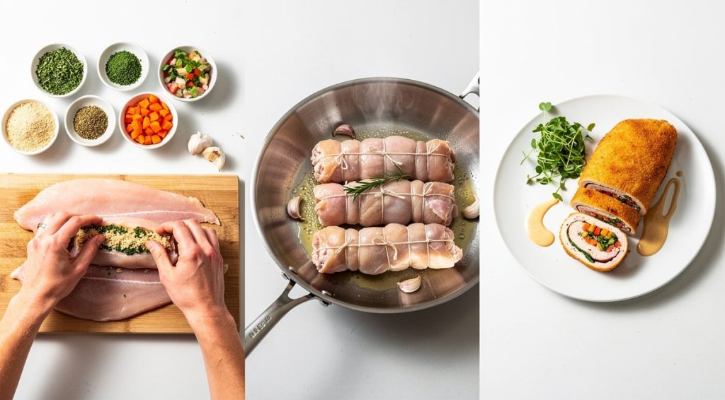 Comment cuire des paupiettes de poulet