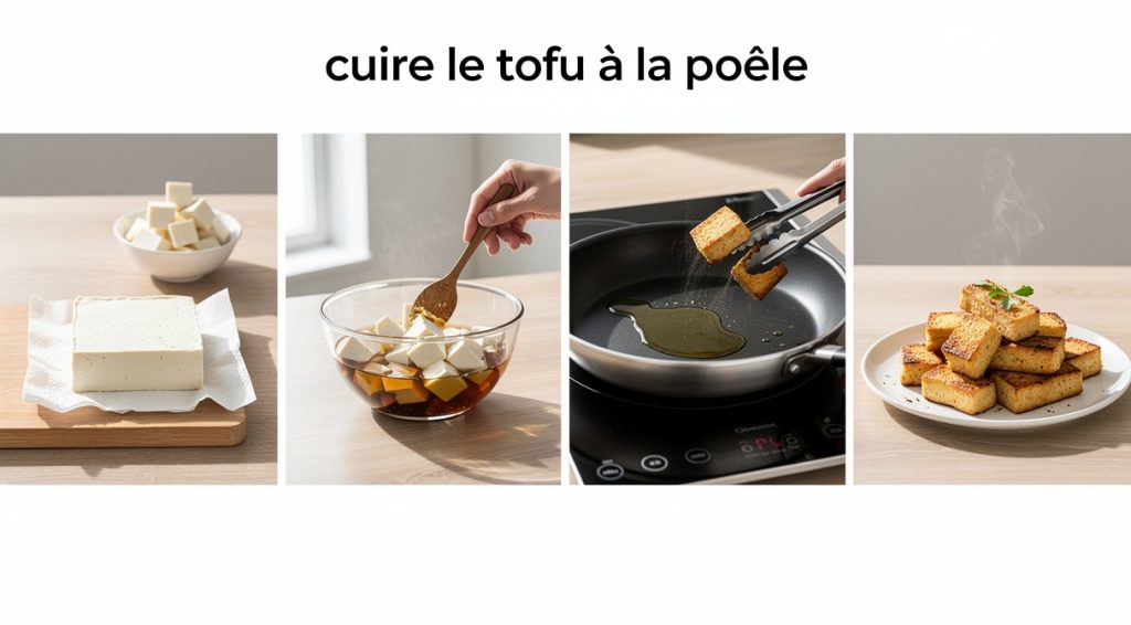 Comment cuire le tofu à la poêle