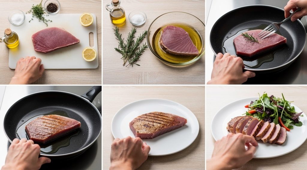 Comment cuire un steak de thon