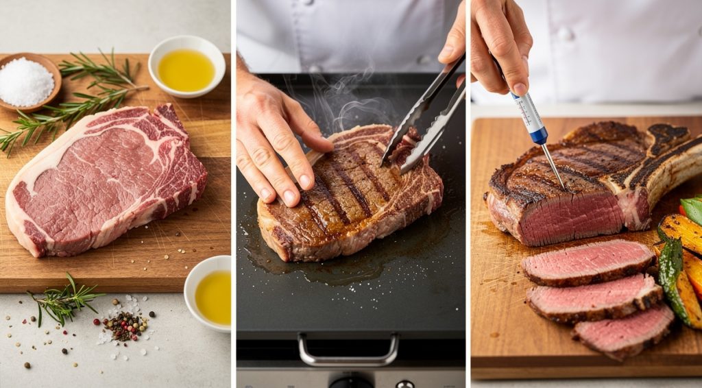 Comment cuire une côte de bœuf à la plancha