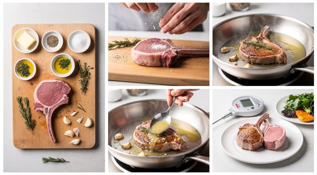 Comment cuire une côtelette de veau