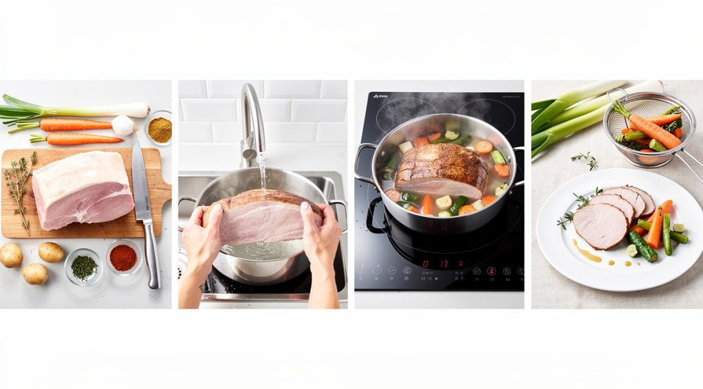 Comment cuire une palette demi-sel