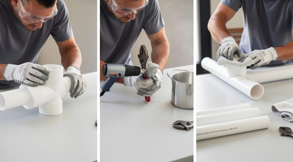 Comment décoller des tuyaux PVC