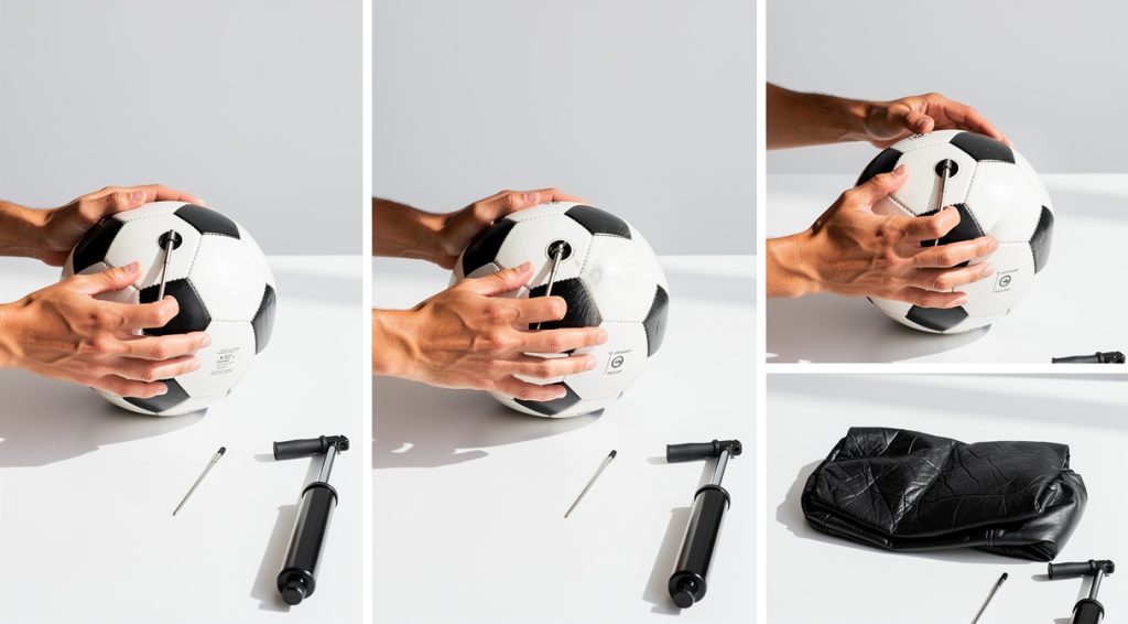 Comment dégonfler un ballon de foot : guide pratique