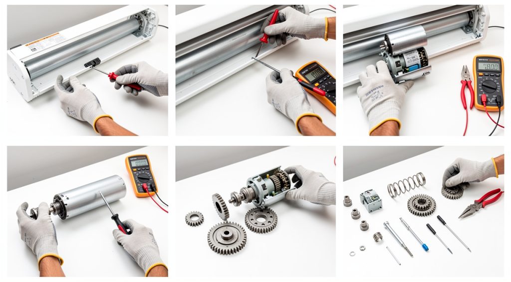 Comment démonter un moteur de volet roulant