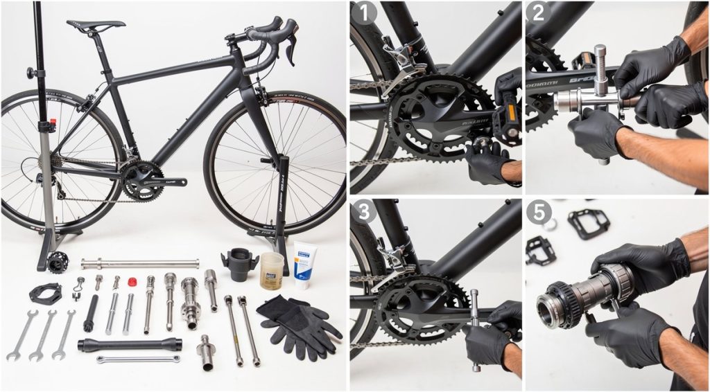 Comment démonter un pédalier de vélo