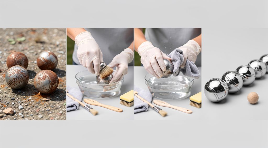Comment dérouiller des boules de pétanque