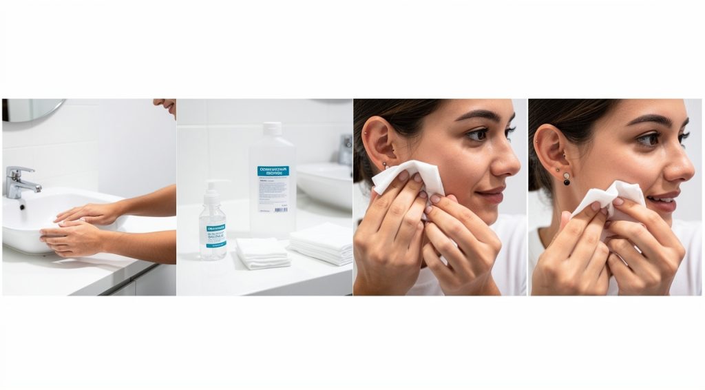 Comment désinfecter un piercing à l&rsquo;oreille