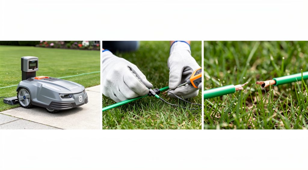 Comment détecter un fil coupé : robot Husqvarna