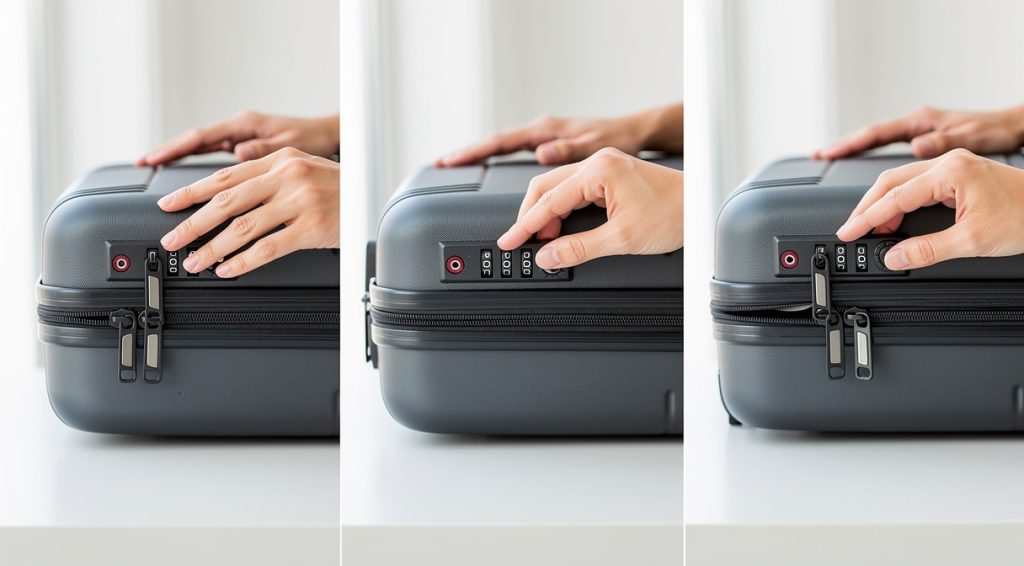 Comment déverrouiller une valise à code oublié