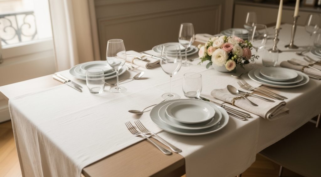 Comment dresser une table à la française