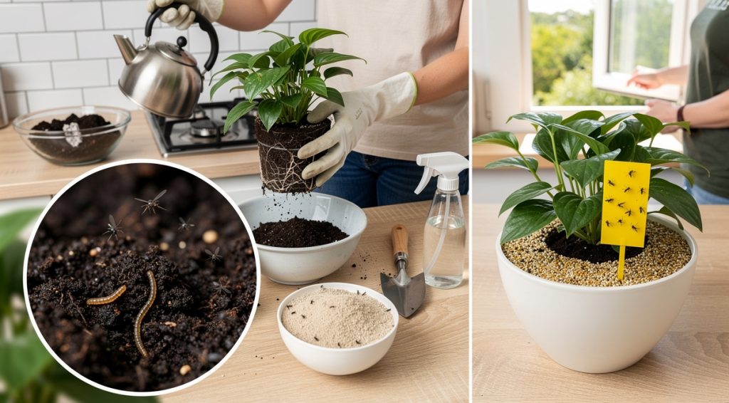 Comment éliminer les mouches de terreau