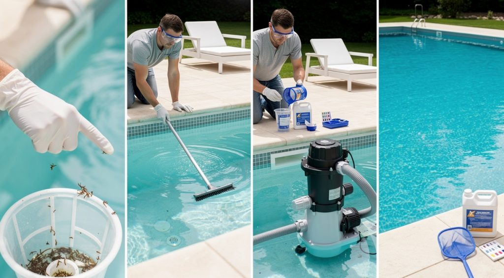 Comment éliminer les vers de piscine