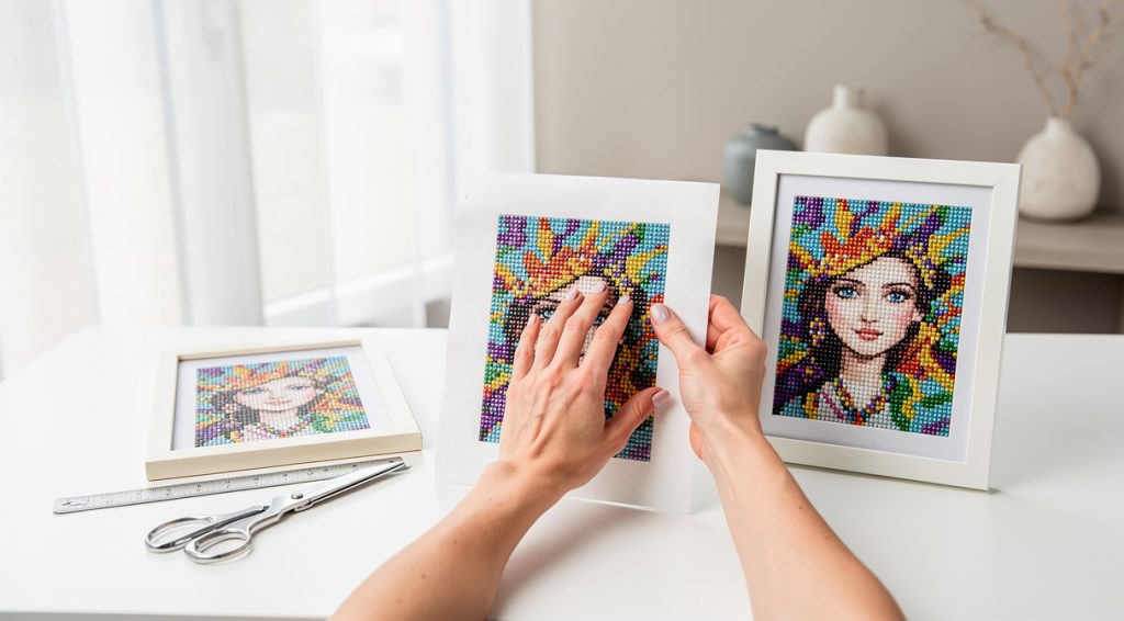 Comment encadrer un diamond painting