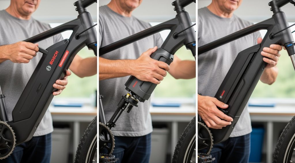 Comment enlever la batterie vélo Bosch