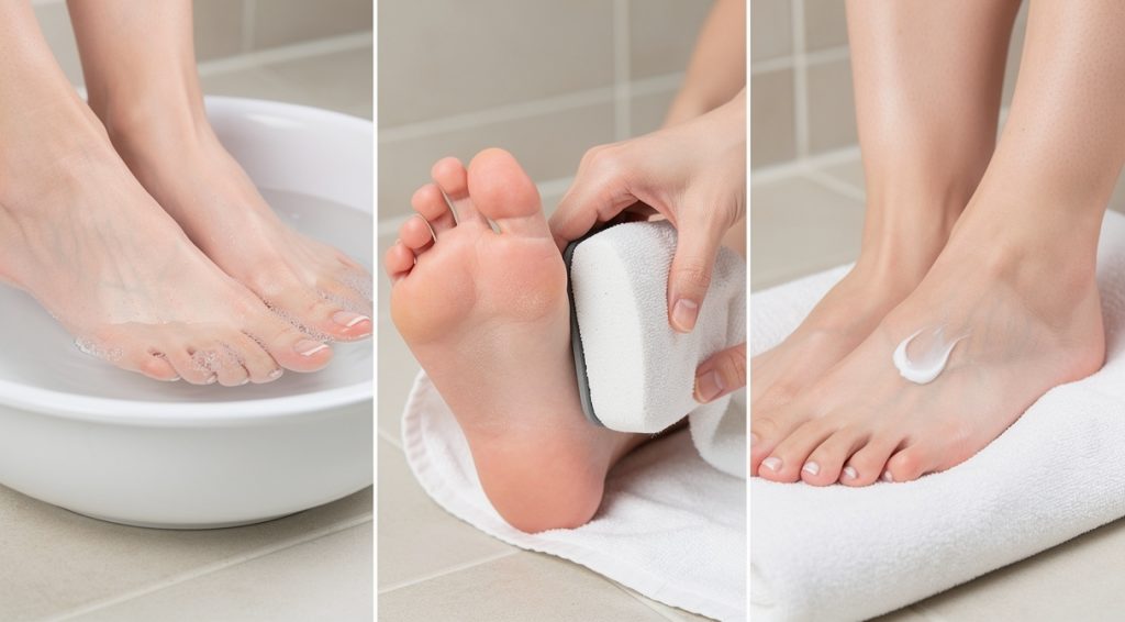 Comment enlever la corne sous les pieds