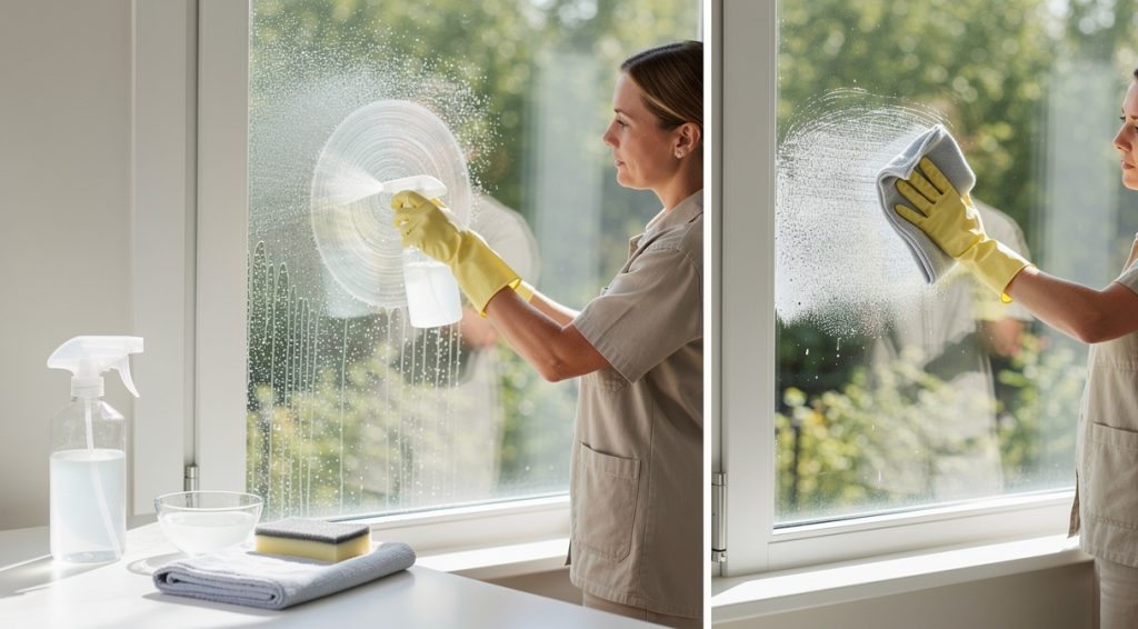 Comment enlever la silice sur les vitres