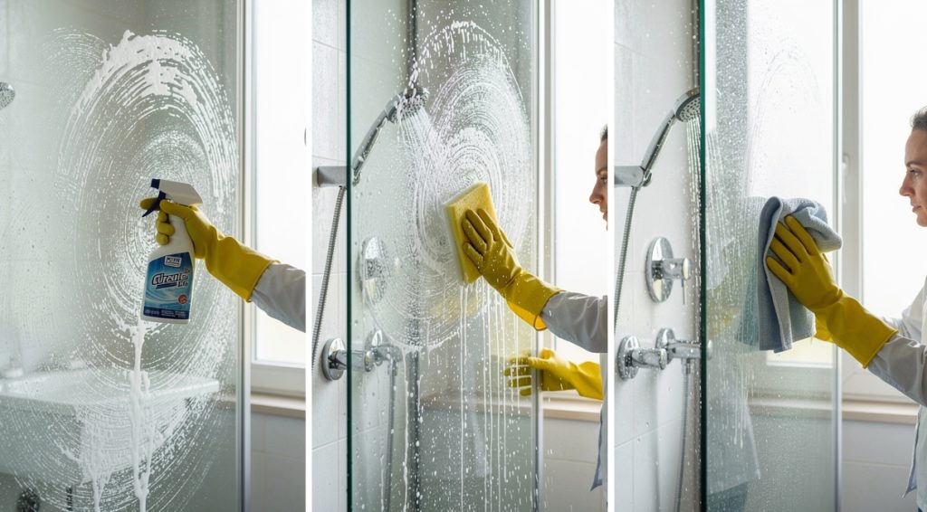 Comment enlever le calcaire des parois de douche