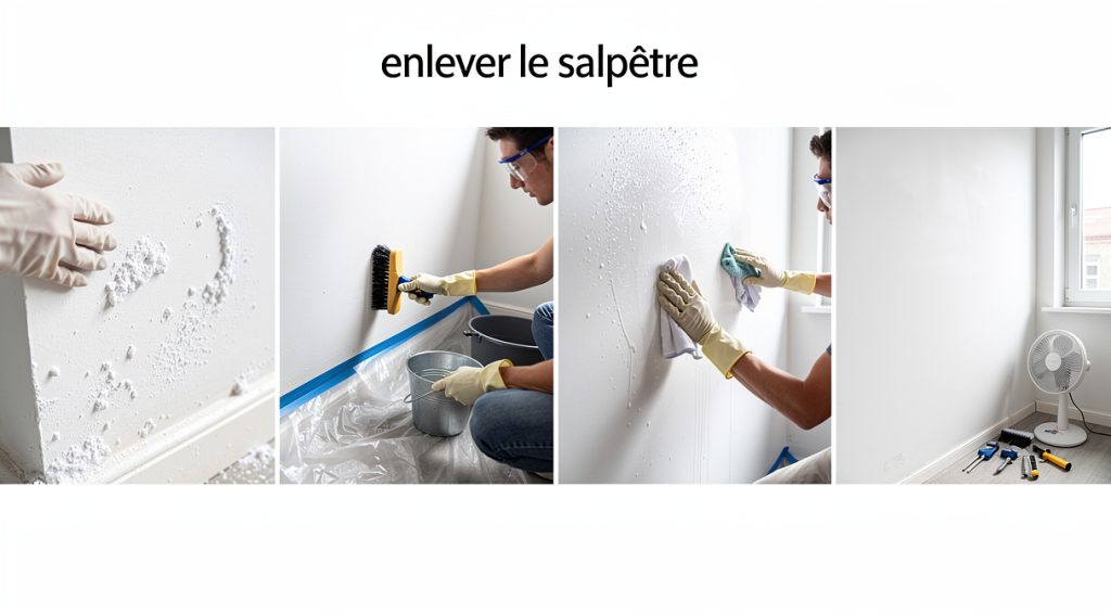 Comment enlever le salpêtre : guide complet