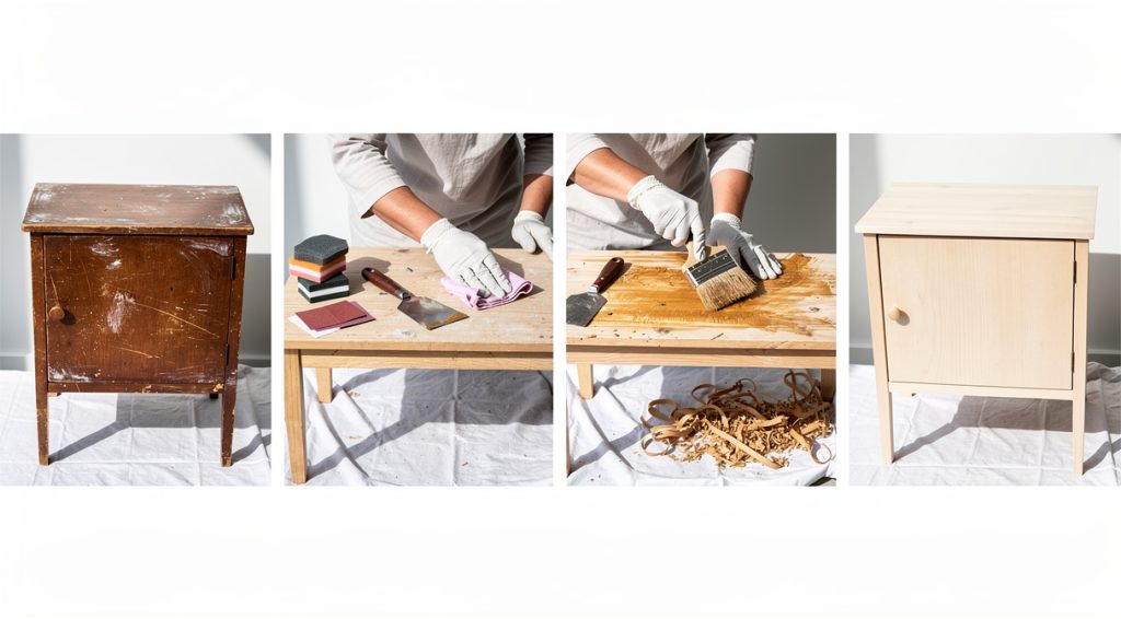 Comment enlever le vernis sur un meuble