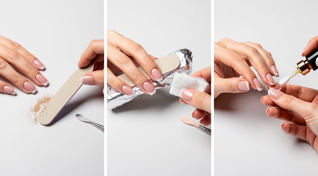 Comment enlever les faux ongles en gel
