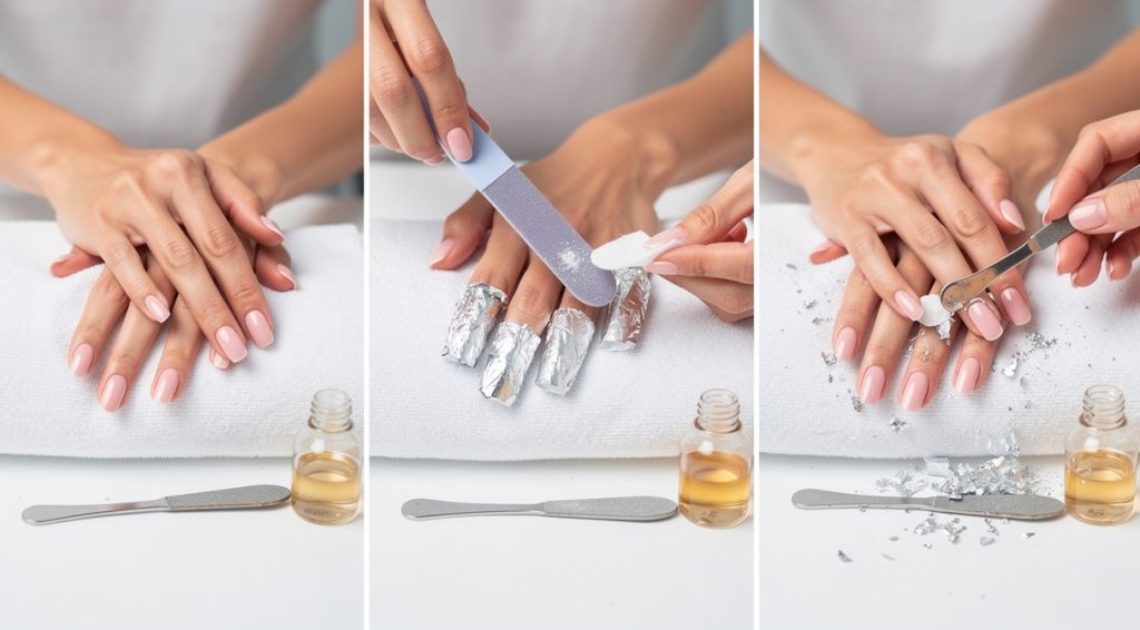 Comment enlever les faux ongles en gel