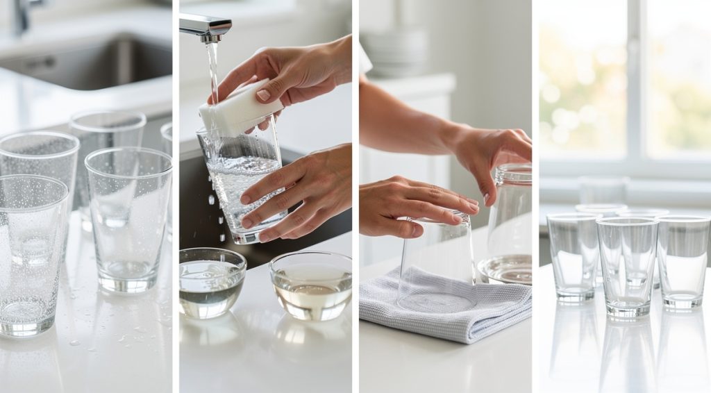 Comment enlever les traces blanches sur les verres