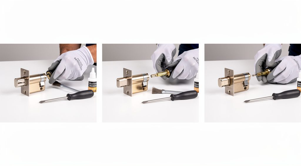 Comment enlever un barillet bloqué sans clé