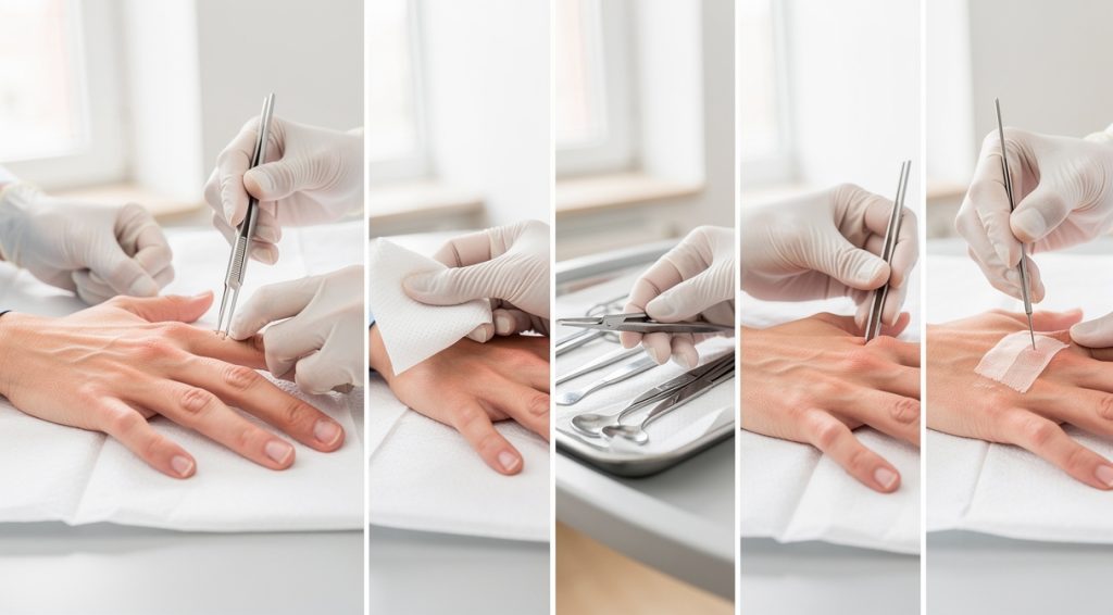 Comment enlever une broche dans le doigt