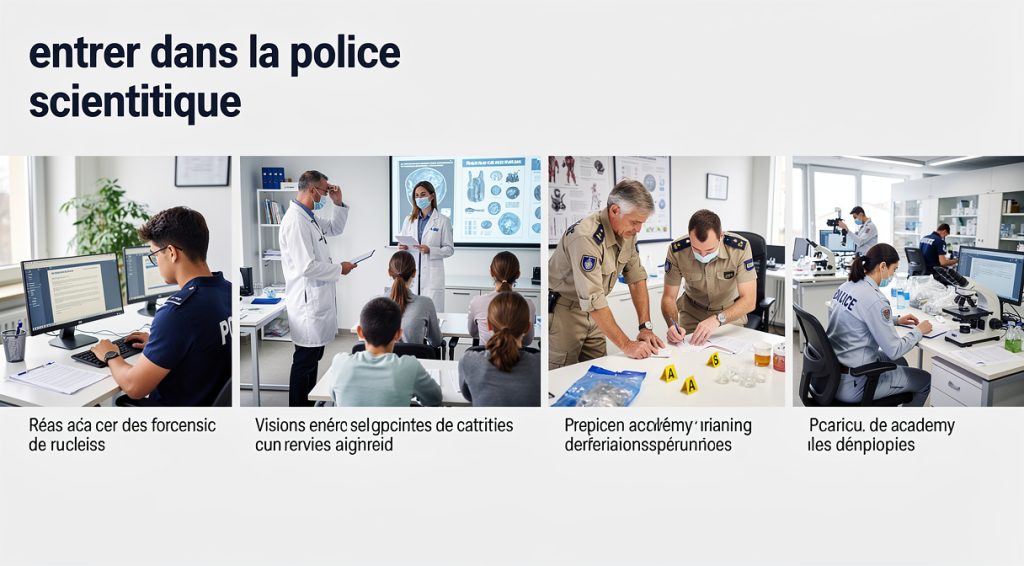 Comment entrer dans la police scientifique : guide complet