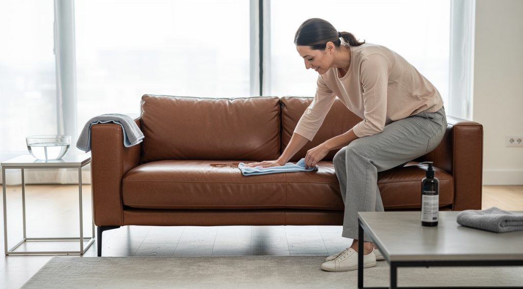 Comment entretenir un canapé en cuir