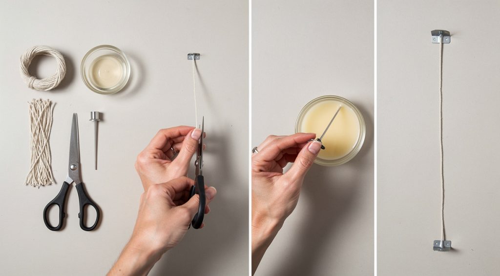 Comment fabriquer une mèche de bougie