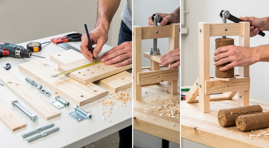 Comment fabriquer une presse à briquettes