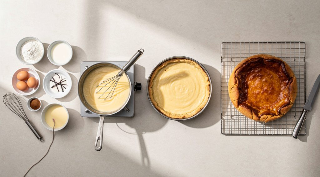 Comment faire briller un flan pâtissier