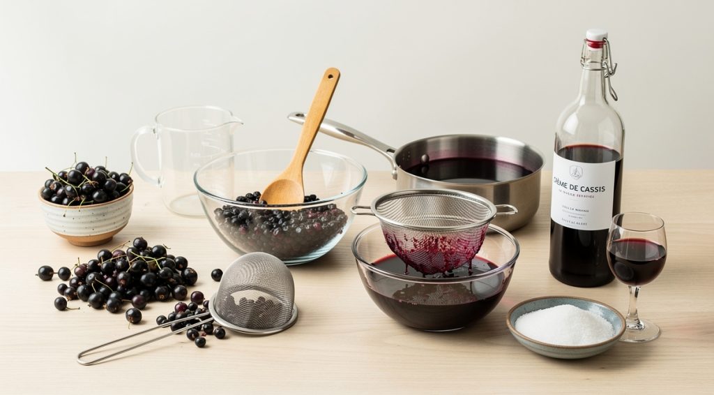 Comment faire de la crème de cassis maison