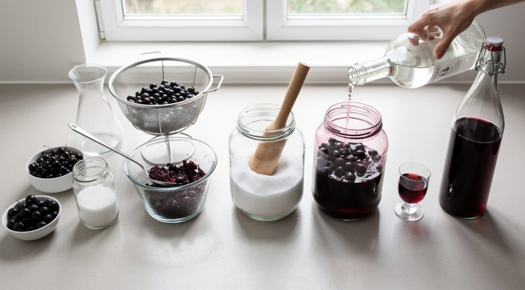 Comment faire de la liqueur de cassis maison