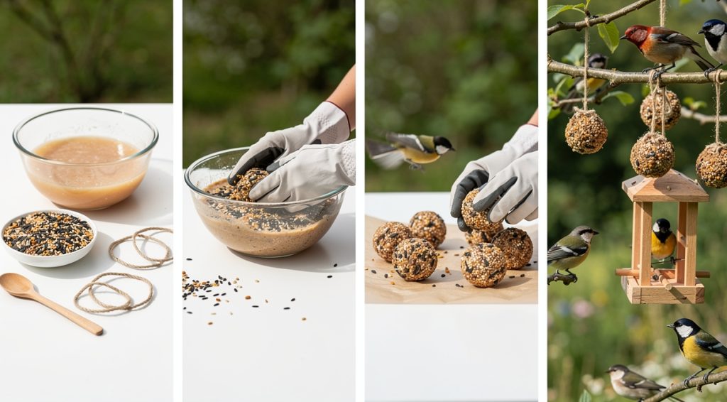 Comment faire des boules de graisse pour oiseaux