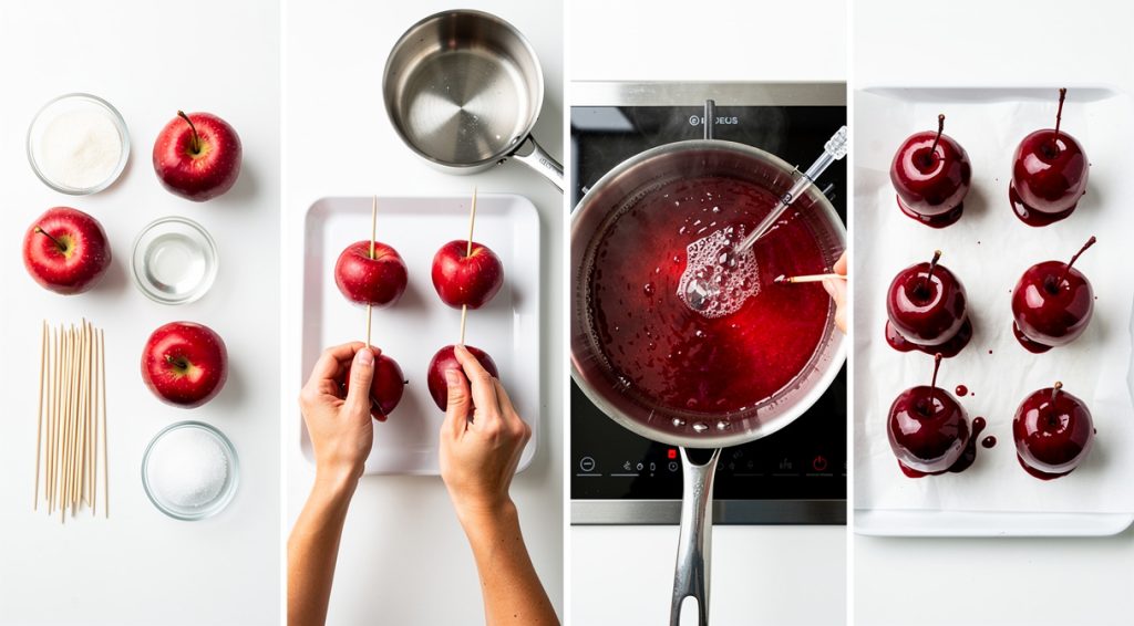 Comment faire des pommes d&rsquo;amour