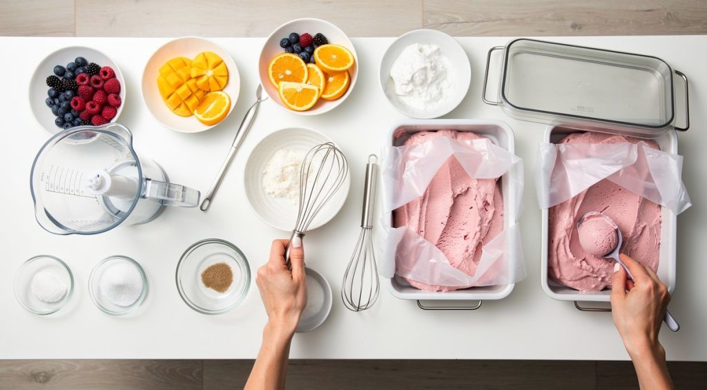 Comment faire des sorbets sans sorbetière