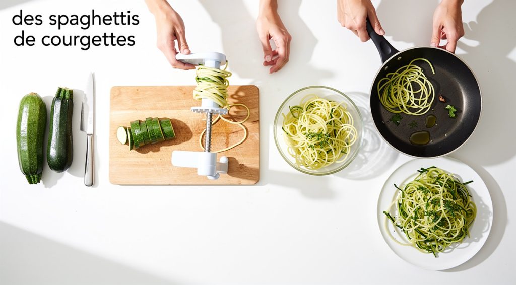 Comment faire des spaghettis de courgettes