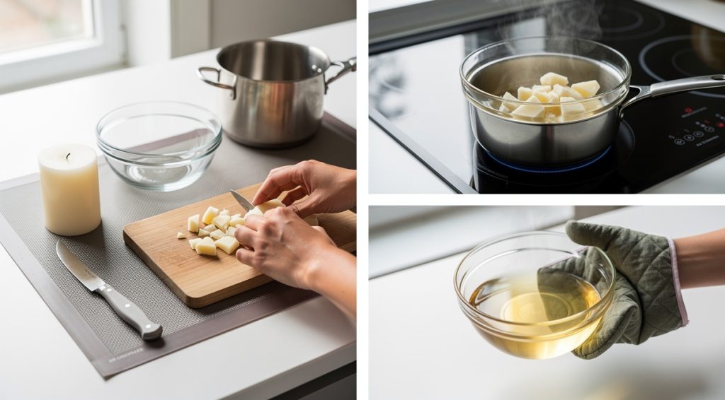 Comment faire fondre de la cire de bougie