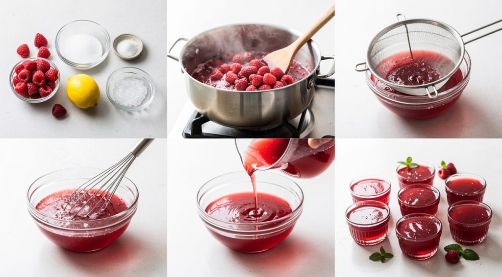Comment faire la gelée de framboise