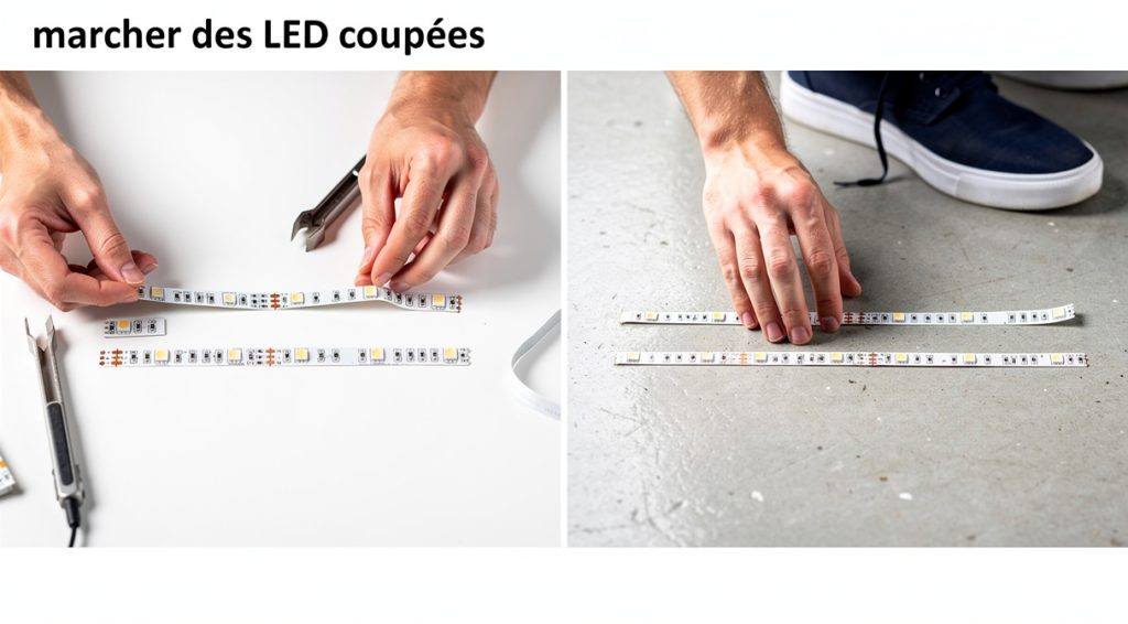 Comment faire marcher des LED coupées