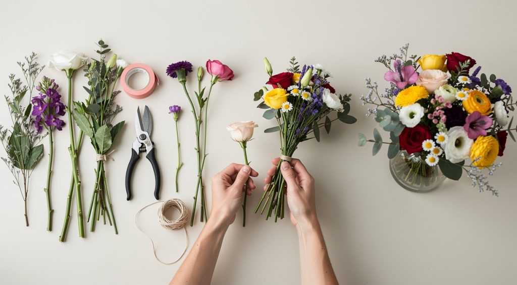 Comment faire un bouquet de fleurs : guide complet