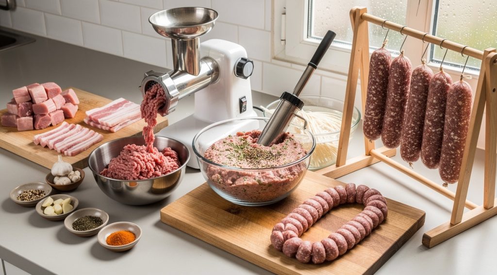 Comment faire un saucisson maison